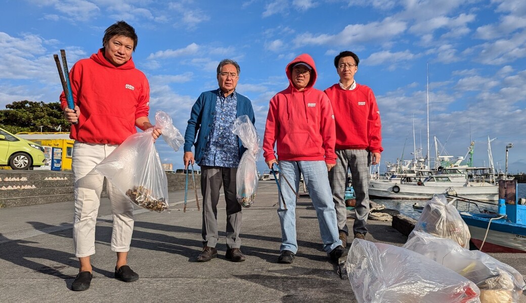 那覇市沿岸漁港周辺ゴミ拾い レポート