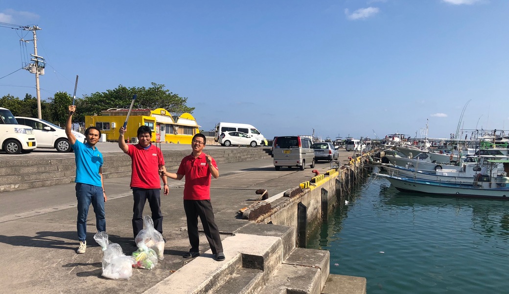 2018年4月27日　那覇市沿岸漁港周辺ゴミ拾い活動 レポート
