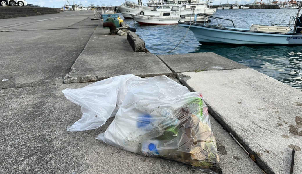 那覇市沿岸漁港周辺ゴミ拾い レポート