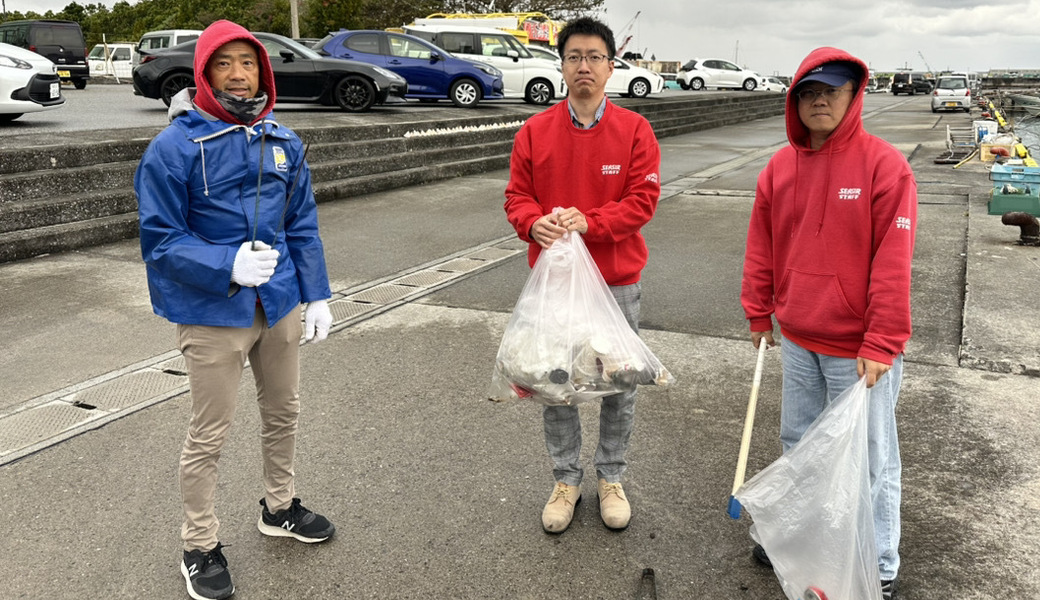 那覇市沿岸漁港周辺ゴミ拾い レポート