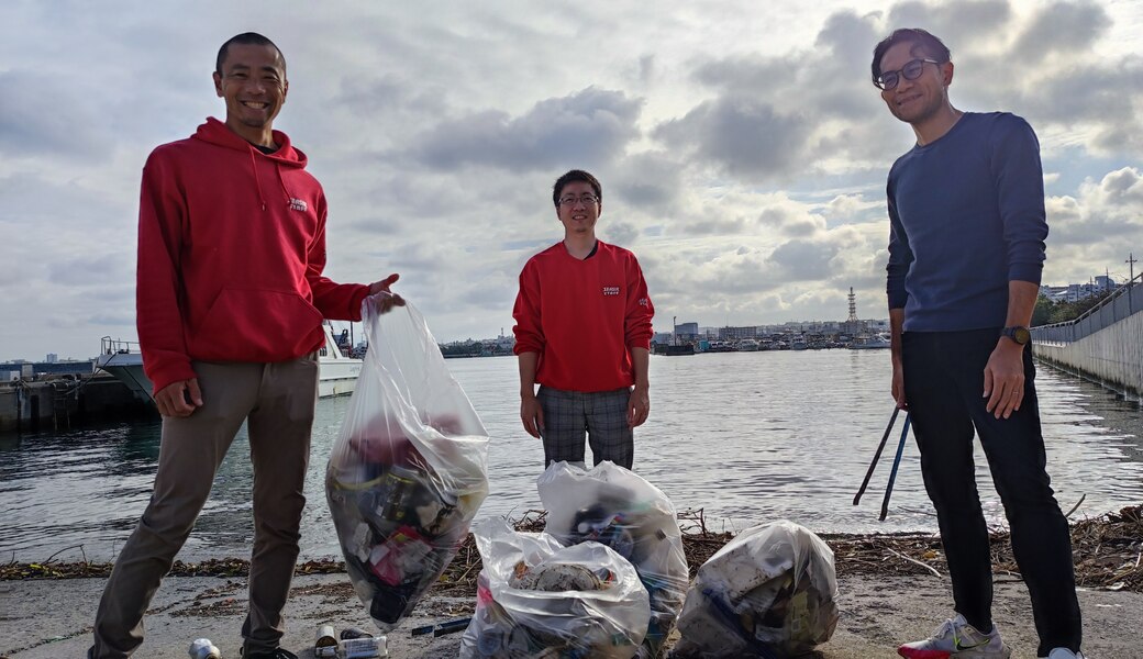 那覇市沿岸漁港周辺ゴミ拾い レポート