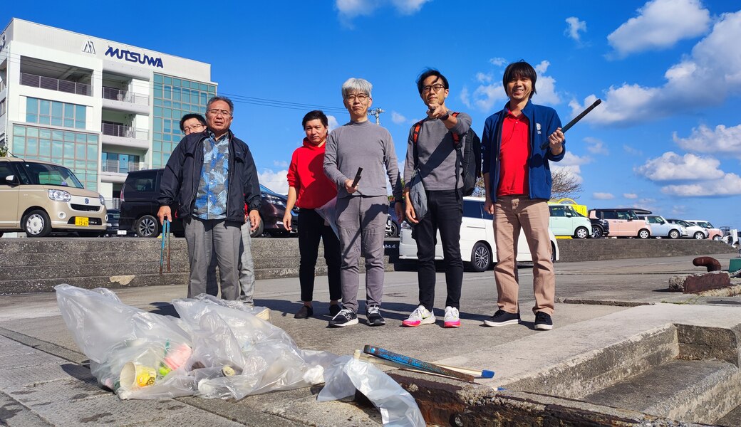 那覇市沿岸漁港周辺ゴミ拾い レポート