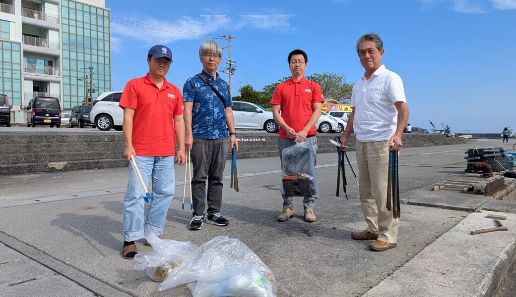 那覇市沿岸漁港周辺ゴミ拾い レポート