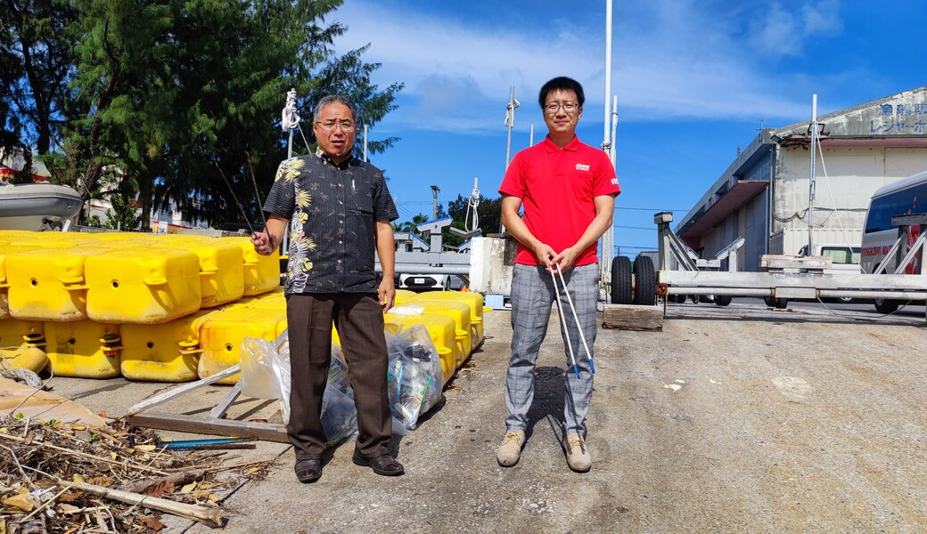 那覇市沿岸漁港周辺ゴミ拾い レポート