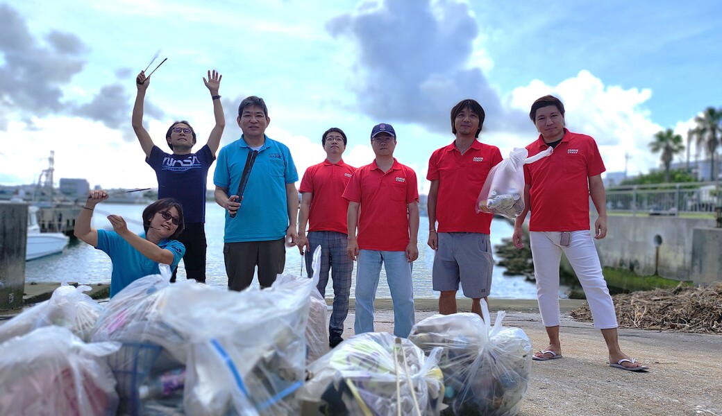 那覇市沿岸漁港周辺ゴミ拾い レポート