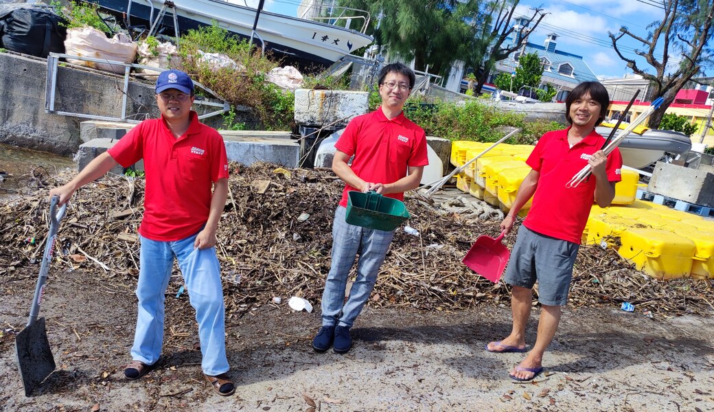 那覇市沿岸漁港周辺ゴミ拾い レポート