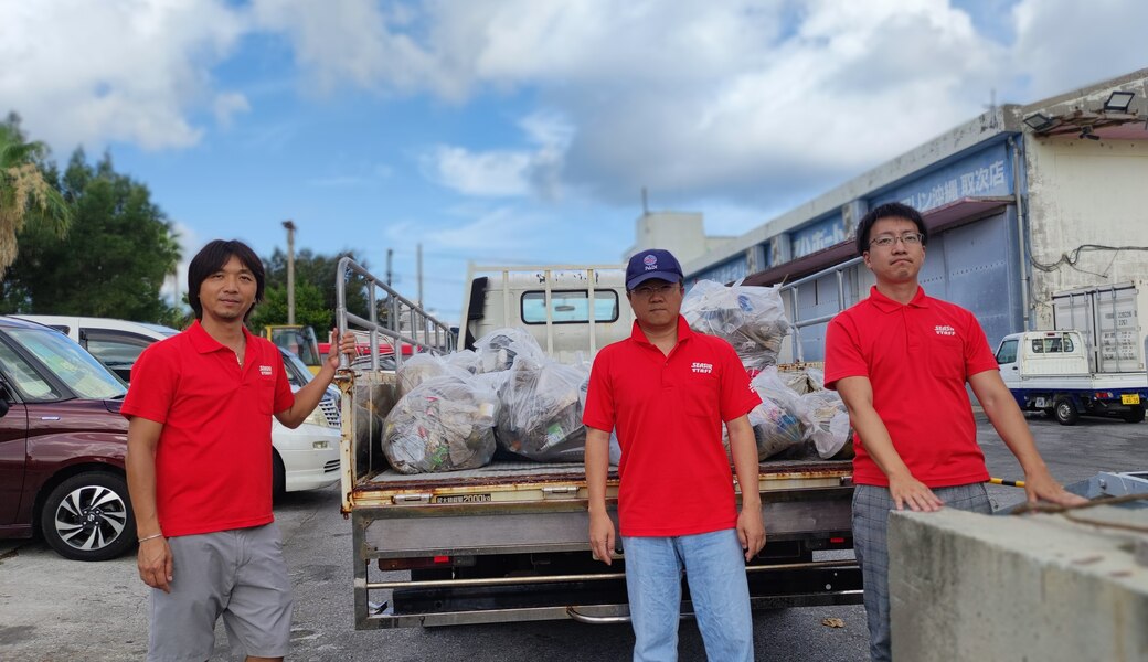 那覇市沿岸漁港周辺ゴミ拾い レポート
