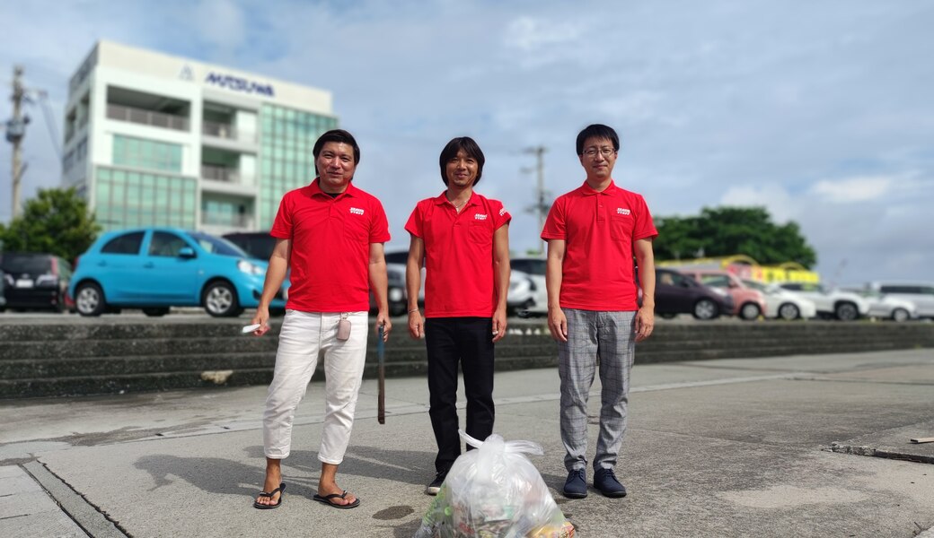 那覇市沿岸漁港周辺ゴミ拾い レポート