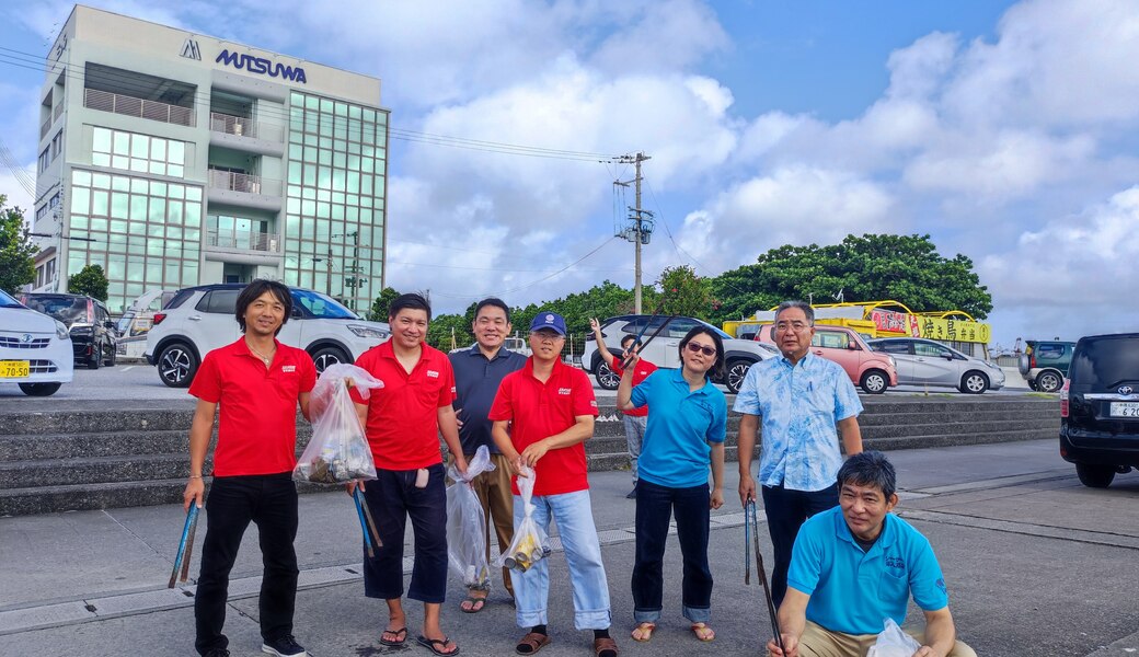 那覇市沿岸漁港周辺ゴミ拾い レポート
