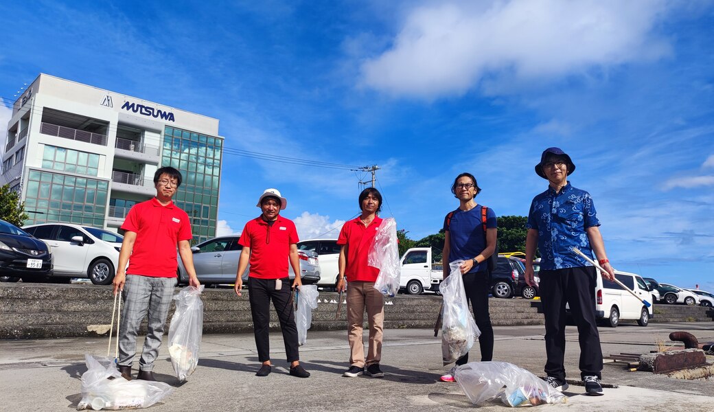 那覇市沿岸漁港周辺ゴミ拾い レポート