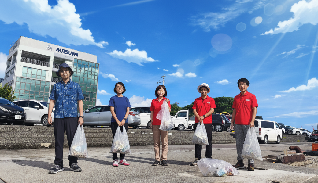 那覇市沿岸漁港周辺ゴミ拾い レポート