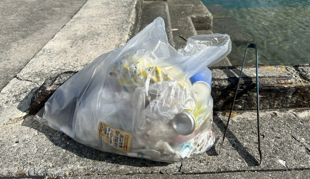 那覇市沿岸漁港周辺ゴミ拾い レポート