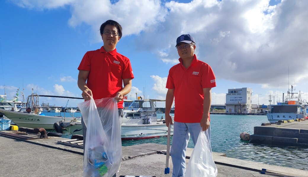 那覇市沿岸漁港周辺ゴミ拾い レポート