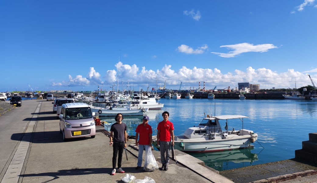 那覇市沿岸漁港周辺ゴミ拾い レポート