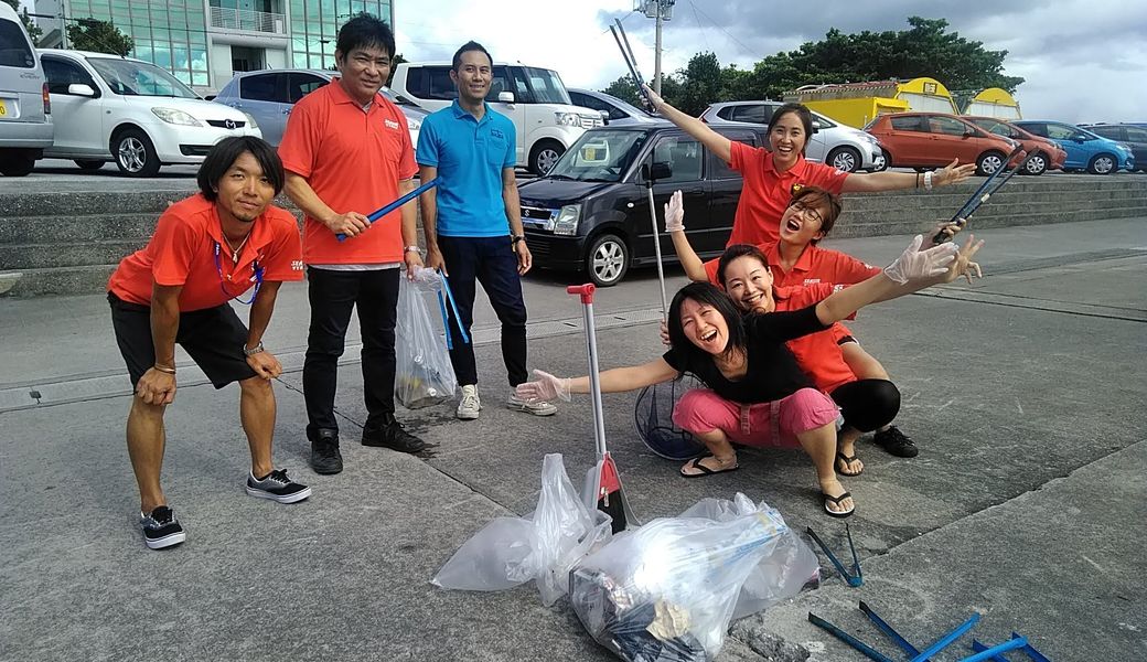 那覇市沿岸漁港周辺ゴミ拾い レポート