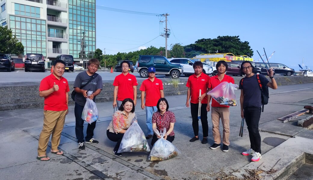 那覇市沿岸漁港周辺ゴミ拾い レポート