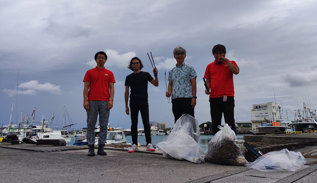 那覇市沿岸漁港周辺ゴミ拾い レポート