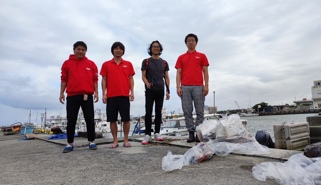 那覇市沿岸漁港周辺ゴミ拾い レポート