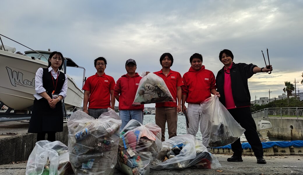 那覇市沿岸漁港周辺ゴミ拾い レポート