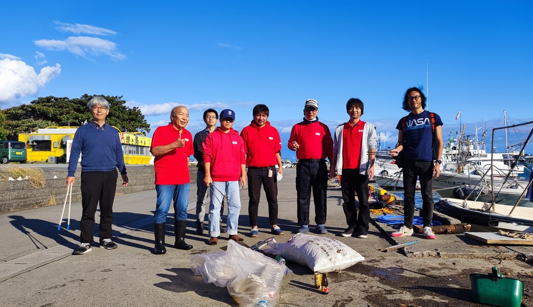 那覇市沿岸漁港周辺ゴミ拾い レポート
