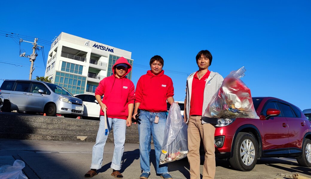 那覇市沿岸漁港周辺ゴミ拾い レポート