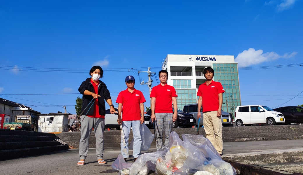 那覇市沿岸漁港周辺ゴミ拾い レポート
