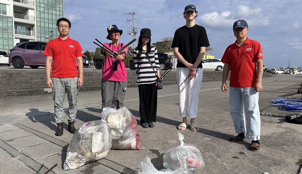 那覇市沿岸漁港周辺ゴミ拾い レポート