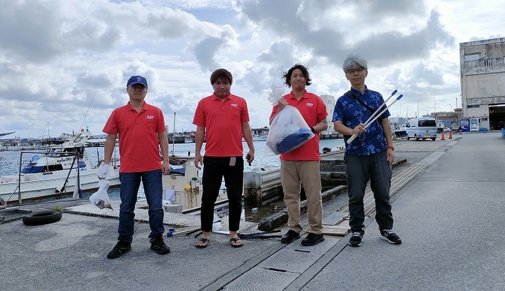那覇市沿岸漁港周辺ゴミ拾い レポート