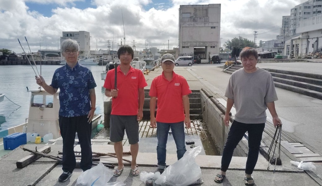 那覇市沿岸漁港周辺ゴミ拾い レポート