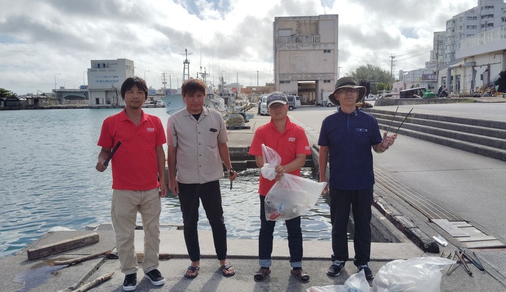 那覇市沿岸漁港周辺ゴミ拾い レポート