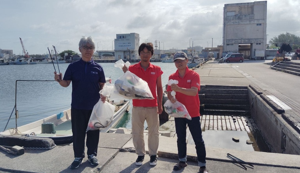 那覇市沿岸漁港周辺ゴミ拾い レポート
