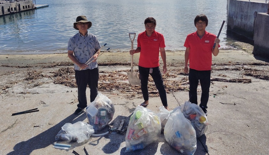 那覇市沿岸漁港周辺ゴミ拾い レポート