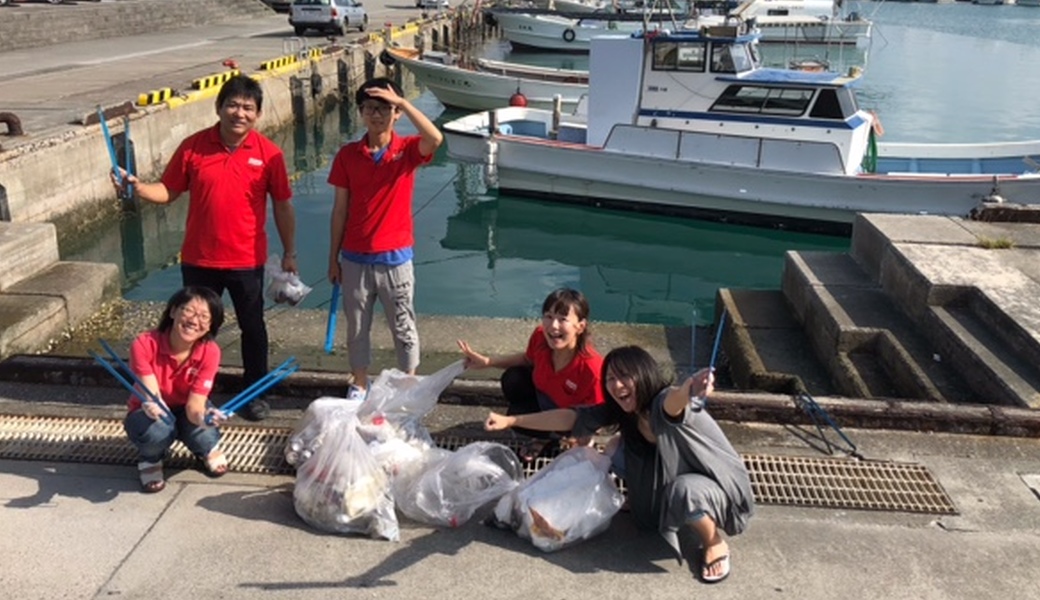 那覇市沿岸漁港周辺ゴミ拾い レポート