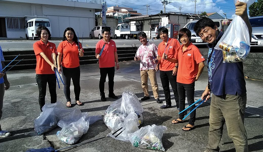那覇市沿岸漁港周辺ゴミ拾い レポート