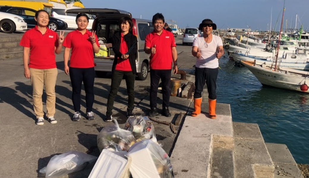 那覇市沿岸漁港周辺ゴミ拾い レポート