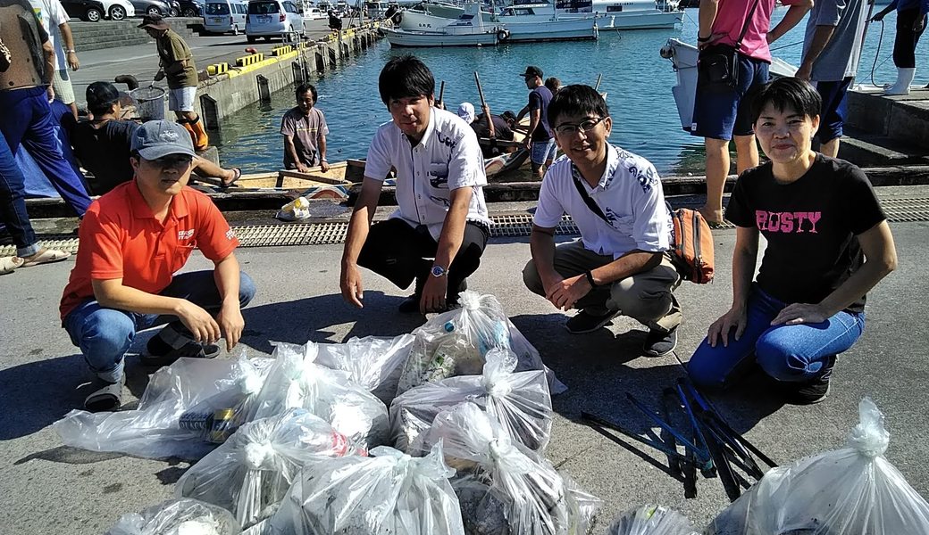  那覇市沿岸漁港周辺ゴミ拾い レポート