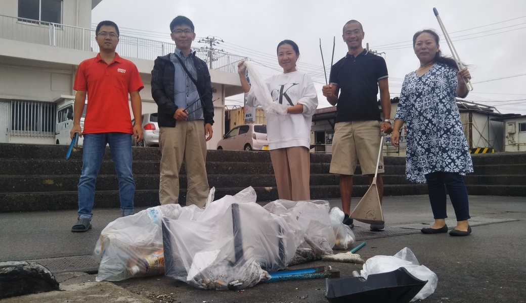 那覇市沿岸漁港周辺ゴミ拾い レポート