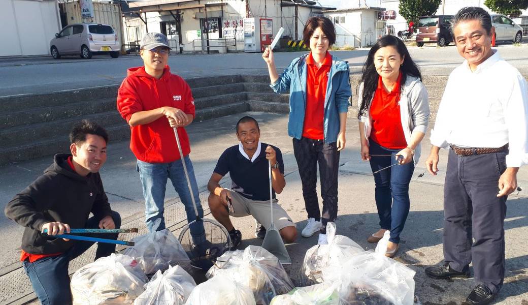 那覇市沿岸漁港周辺ゴミ拾い レポート