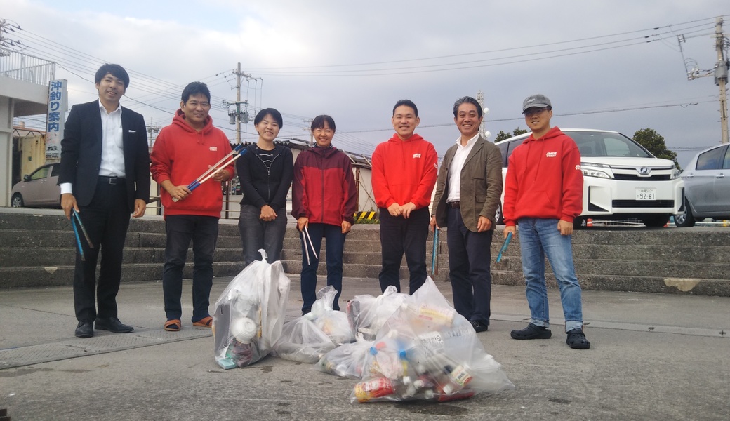 那覇市沿岸漁港周辺ゴミ拾い レポート