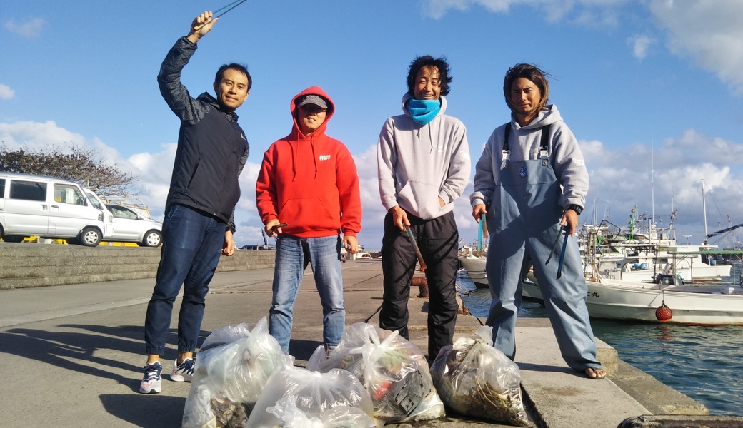 那覇市沿岸漁港周辺ゴミ拾い レポート