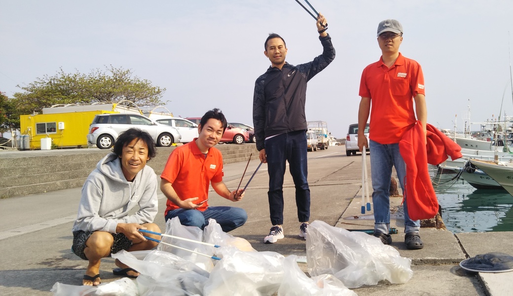 那覇市沿岸漁港周辺ゴミ拾い レポート
