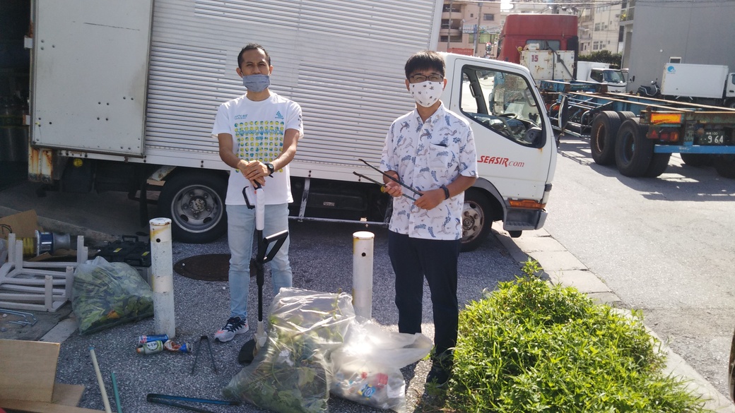 那覇市沿岸漁港周辺ゴミ拾い レポート