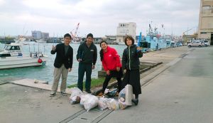 那覇市沿岸漁港ゴミ拾い　2017年1月20日 アイキャッチ