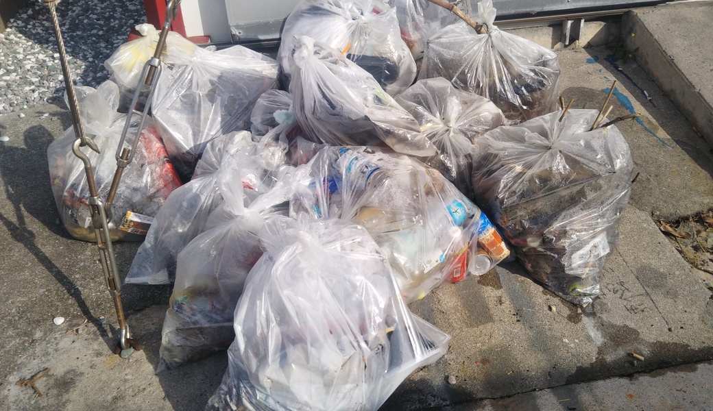 那覇市沿岸漁港周辺ゴミ拾い レポート