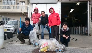 那覇市沿岸漁港ゴミ拾い　2017年2月10日 アイキャッチ