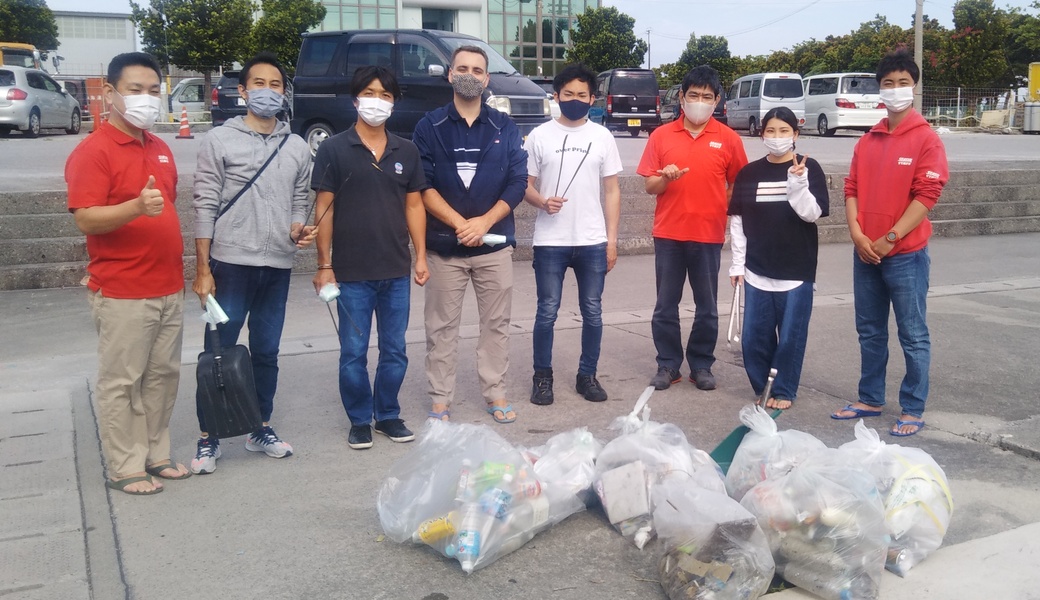 那覇市沿岸漁港周辺ゴミ拾い レポート