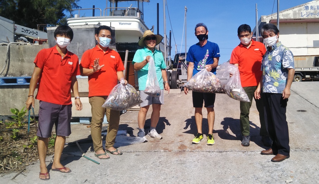 那覇市沿岸漁港周辺ゴミ拾い レポート