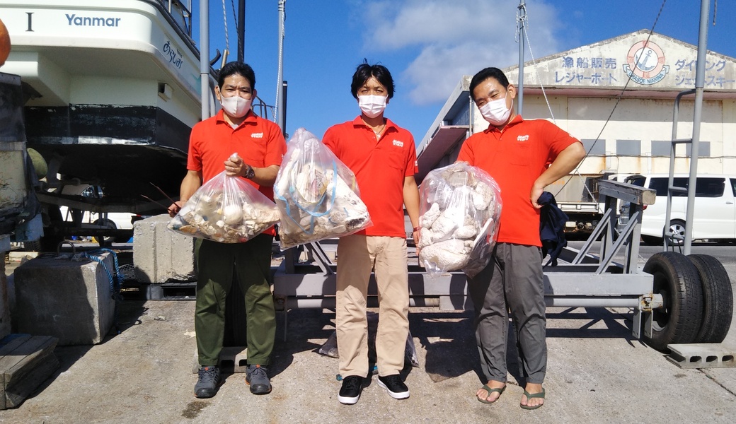 那覇市沿岸漁港周辺ゴミ拾い レポート