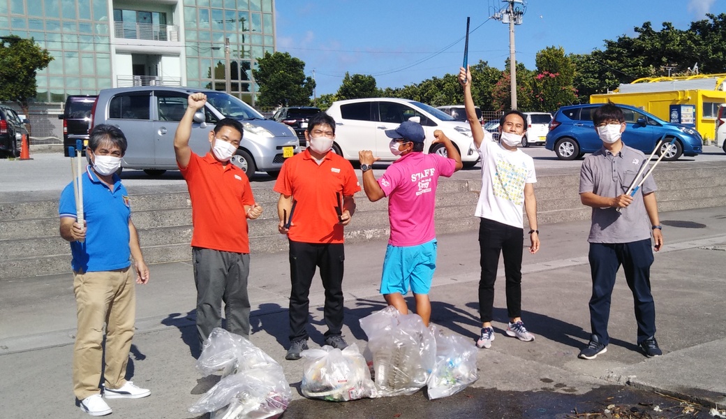 那覇市沿岸漁港周辺ゴミ拾い レポート