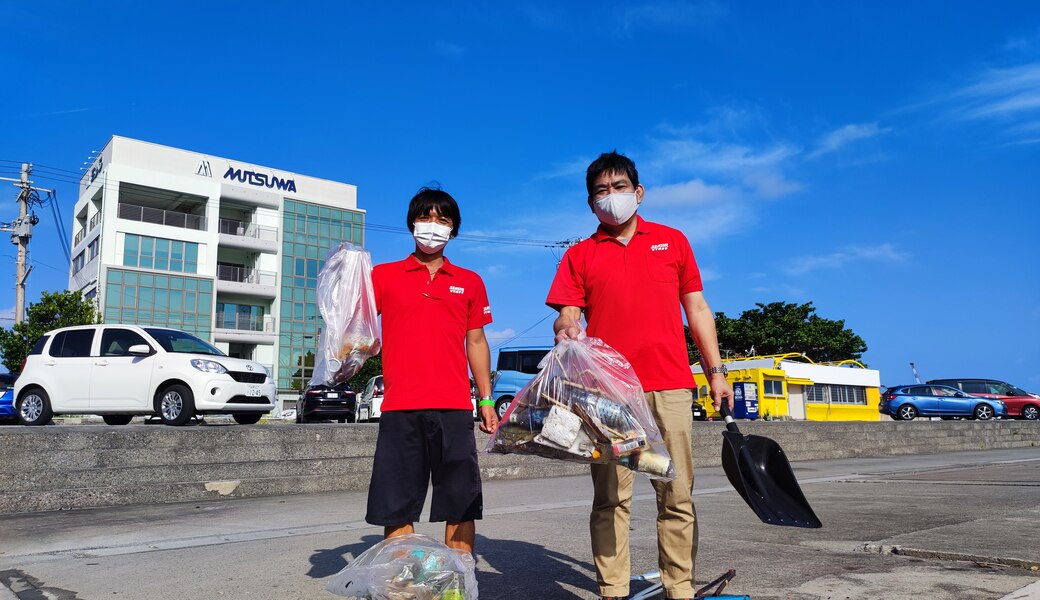 那覇市沿岸漁港周辺ゴミ拾い レポート
